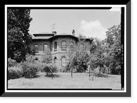 Historic Framed Print, Kenworthy Hall, State Highway 14 (Greensboro Road), Marion, Perry County, AL - 16,  17-7/8" x 21-7/8"