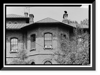 Historic Framed Print, Kenworthy Hall, State Highway 14 (Greensboro Road), Marion, Perry County, AL - 17,  17-7/8" x 21-7/8"