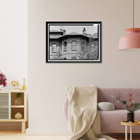 Historic Framed Print, Kenworthy Hall, State Highway 14 (Greensboro Road), Marion, Perry County, AL - 17,  17-7/8" x 21-7/8"