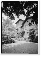 Historic Framed Print, Kenworthy Hall, State Highway 14 (Greensboro Road), Marion, Perry County, AL - 19,  17-7/8" x 21-7/8"