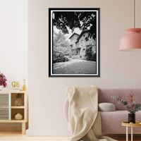Historic Framed Print, Kenworthy Hall, State Highway 14 (Greensboro Road), Marion, Perry County, AL - 19,  17-7/8" x 21-7/8"