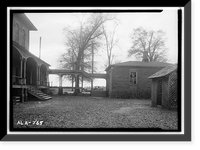 Historic Framed Print, Kenworthy Hall, State Highway 14 (Greensboro Road), Marion, Perry County, AL - 20,  17-7/8" x 21-7/8"