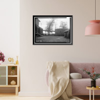 Historic Framed Print, Kenworthy Hall, State Highway 14 (Greensboro Road), Marion, Perry County, AL - 20,  17-7/8" x 21-7/8"