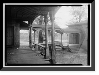 Historic Framed Print, Kenworthy Hall, State Highway 14 (Greensboro Road), Marion, Perry County, AL - 21,  17-7/8" x 21-7/8"