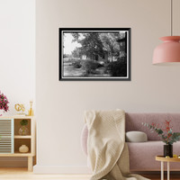 Historic Framed Print, Kenworthy Hall, State Highway 14 (Greensboro Road), Marion, Perry County, AL - 23,  17-7/8" x 21-7/8"