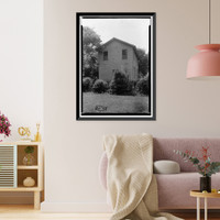 Historic Framed Print, Masonic Hall, Water Avenue & North Street, Uniontown, Perry County, AL - 2,  17-7/8" x 21-7/8"