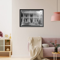 Historic Framed Print, Phoenix Hotel, Phoenix Street, Carrollton, Pickens County, AL - 4,  17-7/8" x 21-7/8"