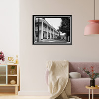 Historic Framed Print, Phoenix Hotel, Phoenix Street, Carrollton, Pickens County, AL - 10,  17-7/8" x 21-7/8"