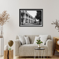 Historic Framed Print, Phoenix Hotel, Phoenix Street, Carrollton, Pickens County, AL - 10,  17-7/8" x 21-7/8"