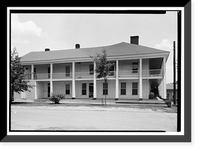 Historic Framed Print, Phoenix Hotel, Phoenix Street, Carrollton, Pickens County, AL - 11,  17-7/8" x 21-7/8"