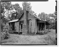 Historic Framed Print, Will Boykin House, State Route 32 & County Route 1 vicinity, Memphis, Pickens County, AL - 4,  17-7/8" x 21-7/8"