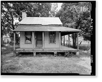 Historic Framed Print, Charity House, State Route 32 & County Route 1 vicinity, Memphis, Pickens County, AL,  17-7/8" x 21-7/8"