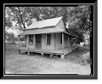 Historic Framed Print, Charity House, State Route 32 & County Route 1 vicinity, Memphis, Pickens County, AL - 2,  17-7/8" x 21-7/8"