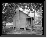 Historic Framed Print, Charity House, State Route 32 & County Route 1 vicinity, Memphis, Pickens County, AL - 4,  17-7/8" x 21-7/8"