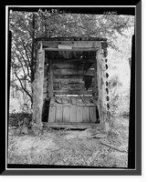 Charity House, Outhouse, State Route 32 & County Route 1 vicinity, Memphis, Pickens County, AL, Vintage Print