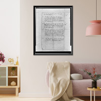 Historic Framed Print, Town of Memphis, Memphis, Pickens County, AL - 6,  17-7/8" x 21-7/8"