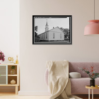 Baptist Church, Bonner Mill Road, Pickensville, Pickens County, AL - 2, Vintage Wall Art