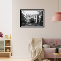 Ferguson-Long House, Chopitoulas Street (State Highway 14), Pickensville, Pickens County, AL, Historic Print