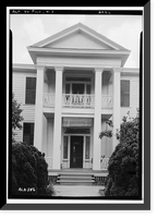 Ferguson-Long House, Chopitoulas Street (State Highway 14), Pickensville, Pickens County, AL - 3, Vintage Print
