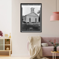 Baptist Church, U.S. Highway 231, Orion, Pike County, AL, Vintage Wall Art