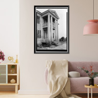 Solomon Siler House, U.S. Highway 231, Orion, Pike County, AL - 13, Vintage Poster