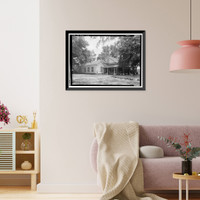 Crowell-Cantey-Alexander House, State Road 165, Fort Mitchell, Russell County, AL, Vintage Wall Art