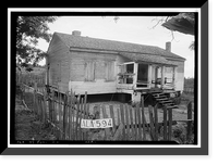 Old Post Office, Fort Mitchell, Russell County, AL, Vintage Print