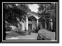 Historic Framed Print, Mrs. Hugh Foster House, 201 Kennon Street, Union Springs, Bullock County, AL,  17-7/8" x 21-7/8"