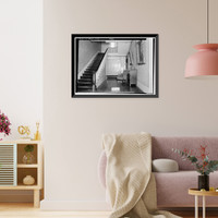 Historic Framed Print, Mrs. Hugh Foster House, 201 Kennon Street, Union Springs, Bullock County, AL - 4,  17-7/8" x 21-7/8"