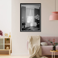 Historic Framed Print, Mrs. Hugh Foster House, 201 Kennon Street, Union Springs, Bullock County, AL - 6,  17-7/8" x 21-7/8"