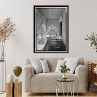 Historic Framed Print, Mrs. Hugh Foster House, 201 Kennon Street, Union Springs, Bullock County, AL - 10,  17-7/8" x 21-7/8"