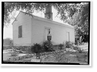 Historic Framed Print, Mrs. Hugh Foster House, 201 Kennon Street, Union Springs, Bullock County, AL - 13,  17-7/8" x 21-7/8"