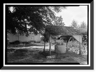 Historic Framed Print, Mrs. Hugh Foster House, 201 Kennon Street, Union Springs, Bullock County, AL - 14,  17-7/8" x 21-7/8"