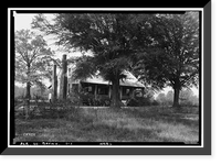 Patton-Scales House, State Route 28, Brewersville, Sumter County, AL, Vintage Print