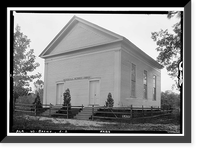 Brewersville Methodist Church, State Route 28, Brewersville, Sumter County, AL, Vintage Print