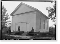 Brewersville Methodist Church, State Route 28, Brewersville, Sumter County, AL - 2, Vintage Print