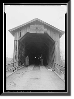 Covered Bridge, Spanning Choccolocco Creek, Eastaboga, Talladega County, AL - 3, Historic Reproduction