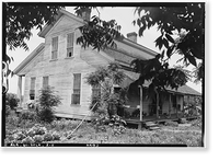 Baldwin Fluker House, Talladega Highway, Sylacauga, Talladega County, AL - 2, Antique Poster