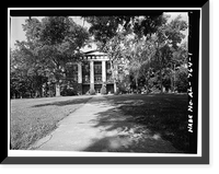 Historic Framed Print, Talladega College, Swayne Hall, Talladega, Talladega County, AL,  17-7/8" x 21-7/8"