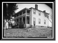 Historic Framed Print, King Plantation, Frank Street, Talladega, Talladega County, AL,  17-7/8" x 21-7/8"