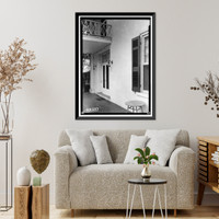 Historic Framed Print, Scott-Moody House, 1925 Eighth Street, Tuscaloosa, Tuscaloosa County, AL - 6,  17-7/8" x 21-7/8"