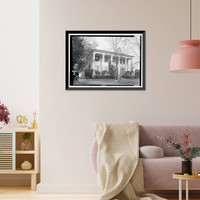 Historic Framed Print, Dearing-Bagby House, 421 Queen City Avenue, Tuscaloosa, Tuscaloosa County, AL,  17-7/8" x 21-7/8"
