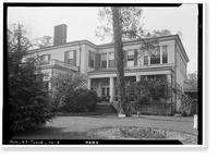 Historic Framed Print, Dearing-Bagby House, 421 Queen City Avenue, Tuscaloosa, Tuscaloosa County, AL - 2,  17-7/8" x 21-7/8"