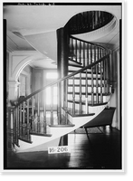 Historic Framed Print, E. N. C. Snow House, 2414 Eighth Street, Tuscaloosa, Tuscaloosa County, AL - 12,  17-7/8" x 21-7/8"