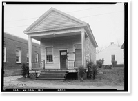 Historic Framed Print, Law Office, Court Street, Camden, Wilcox County, AL,  17-7/8" x 21-7/8"
