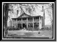Thomas Dunn House, Broad Street, Camden, Wilcox County, AL, Antique Wall Art