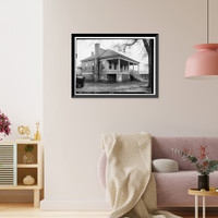 Coster House, Broad & Hill Streets, Camden, Wilcox County, AL, Vintage Wall Art