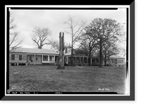 Franklin King Beck House, 312 Clifton Street, Camden, Wilcox County, AL, Antique Poster