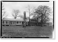 Franklin King Beck House, 312 Clifton Street, Camden, Wilcox County, AL, Antique Poster
