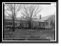 Franklin King Beck House, 312 Clifton Street, Camden, Wilcox County, AL - 2, Antique Print